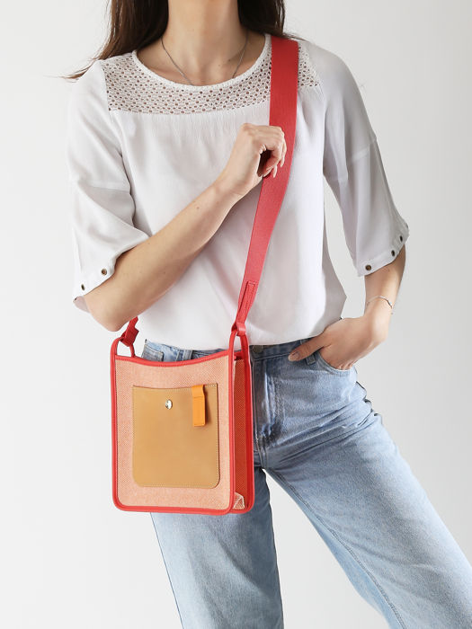 Longchamp Le foulonné soleil Cross bodytas Rood