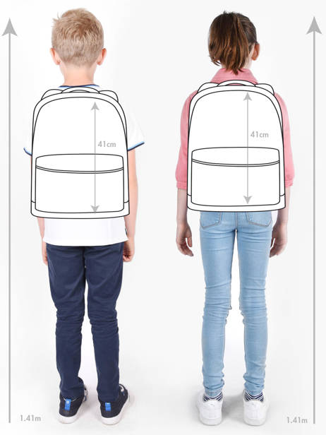 Rugzak 1 Compartiment Jeune premier Blauw daydream girls G ander zicht 1