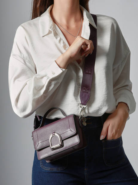 Cross Body Tas Xs Altesse Leder Etrier Violet altesse EALT048X ander zicht 1