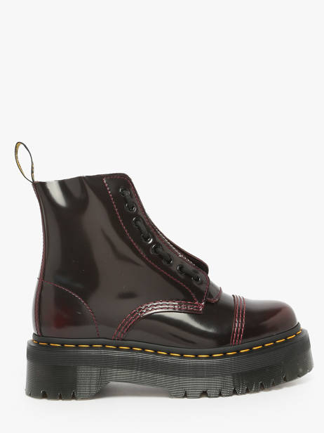 Enkellaarsjes Sinclair Uit Leder Dr martens Rood accessoires 25233600