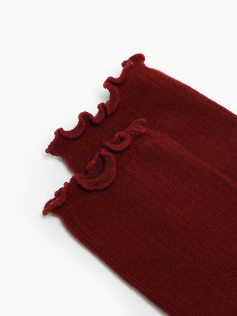 Sokken Pieces Rood girl 17149458 ander zicht 1