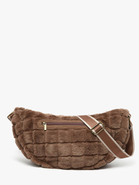 Cross Body Tas Quadri Le voyage en panier Bruin quadri AHP269 ander zicht 5