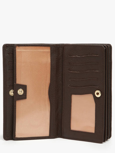 Portefeuille Caviar Leder Crinkles Bruin caviar 14001 ander zicht 2