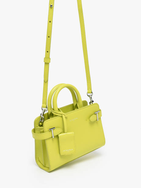 Cross Body Tas Emily Leder Le tanneur Geel emily TEMI1630 ander zicht 2