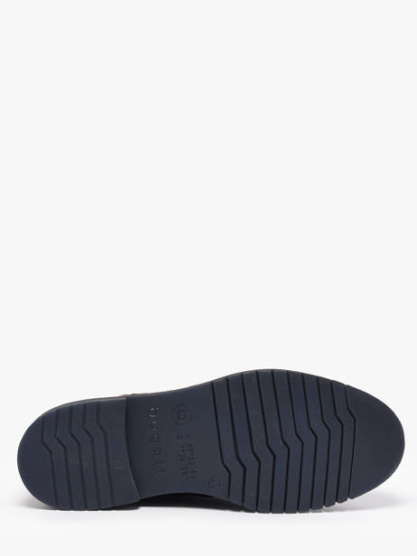 Enkellaarzen Uit Leder Bugatti Blauw men 14004100 ander zicht 4