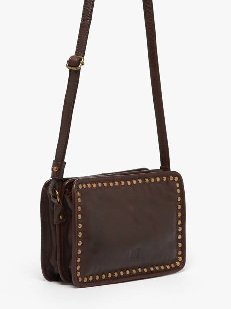 Cross Body Tas Leather Leder Biba Bruin leather RAL1L ander zicht 2