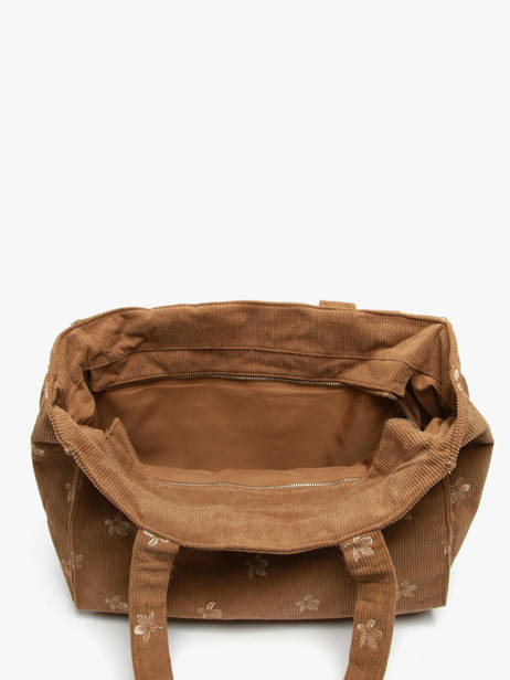 Schoudertas 1 Compartiment Roxy Bruin back to school RJBP4936 ander zicht 3