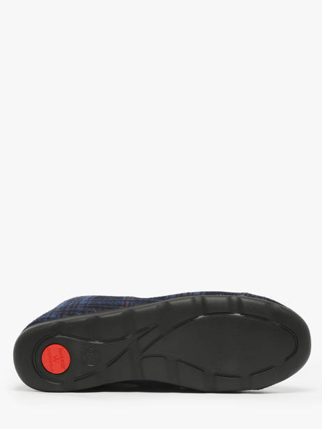 Pantoffels Isotoner Blauw men 98121 ander zicht 4