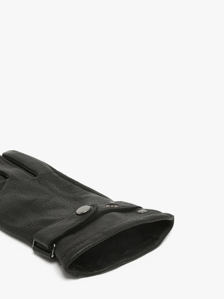 Handschoenen Isotoner Zwart men gloves 85361 ander zicht 1