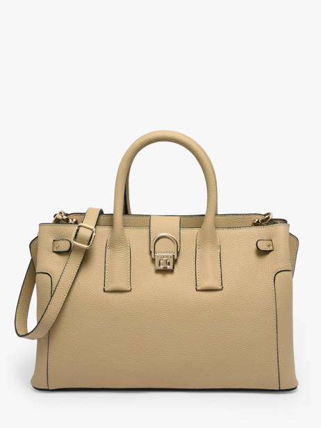 Handtas M Equestre Leder Etrier Beige equestre EEQT142M