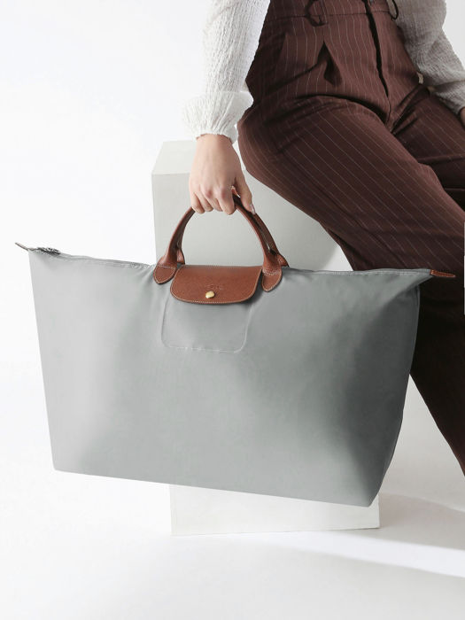 Longchamp Le pliage original Reistassen Grijs
