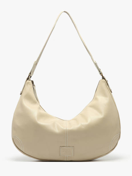 Schoudertas Seam Leder Basilic pepper Beige seam BSEA04