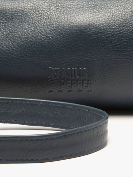 Cross Body Tas Cow Leder Basilic pepper Blauw cow BCOW87 ander zicht 5