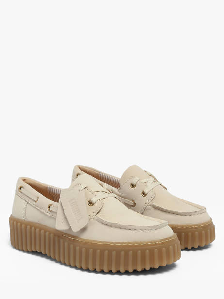 Bootschoenen Met Platformzool Uit Leder Clarks Beige women 26186302 ander zicht 2