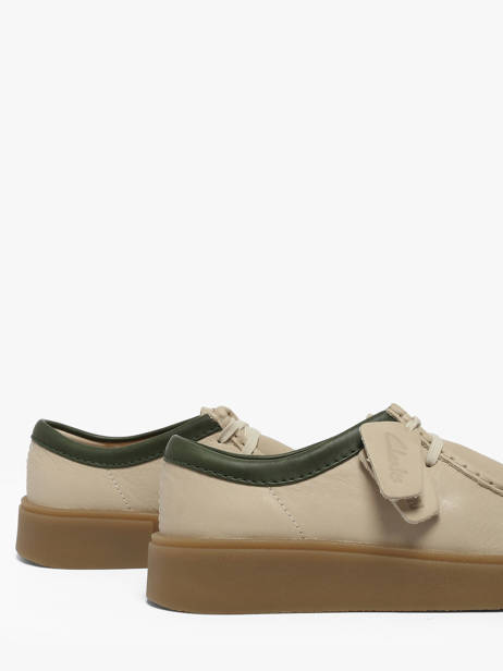 Derby Veterschoenen Uit Leder Clarks Beige men 26187197 ander zicht 3