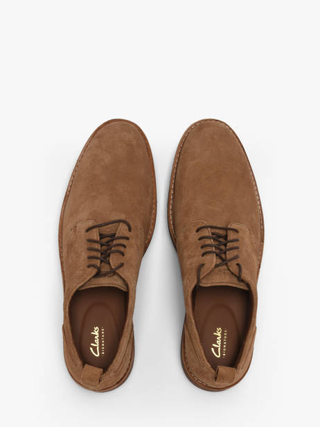 Stadsschoenen Uit Leder Clarks Bruin men 26186448 ander zicht 4