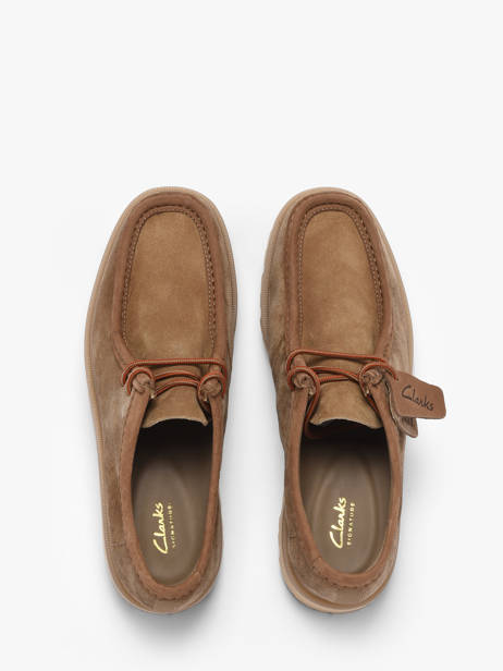 Derby Veterschoenen Uit Leder Clarks Bruin men 26186419 ander zicht 4