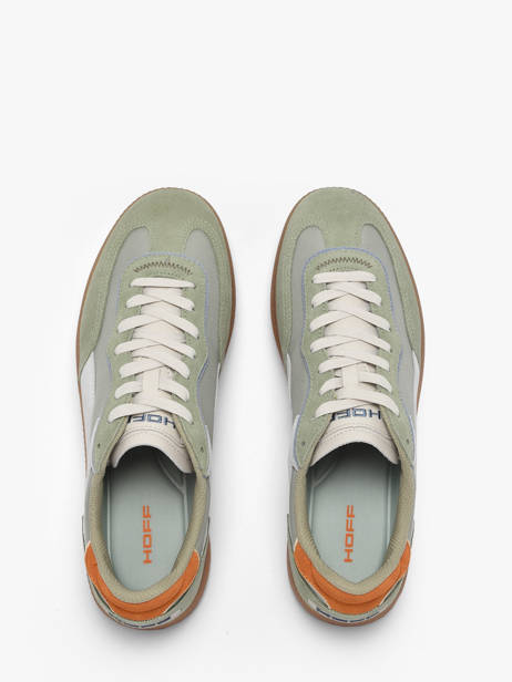 Sneakers Park Uit Leder Hoff Groen men 12519009 ander zicht 4