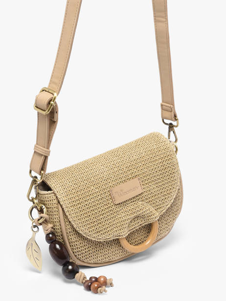 Cross Body Tas Crocus Estival Woomen Beige crocus estival WCRS03 ander zicht 2