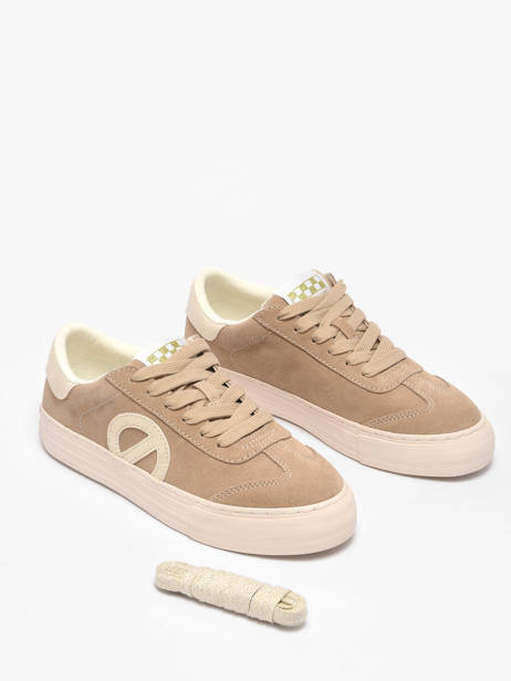 Sneakers Uit Leder No name Beige women ACEZ0404 ander zicht 1
