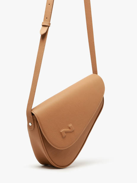 Cross Body Tas Sunny Leder Nathan baume Bruin n city 6 ander zicht 2