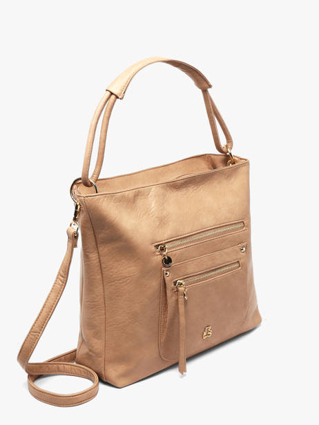 Schoudertas Bride Lulu castagnette Roze bride ALEXI ander zicht 2