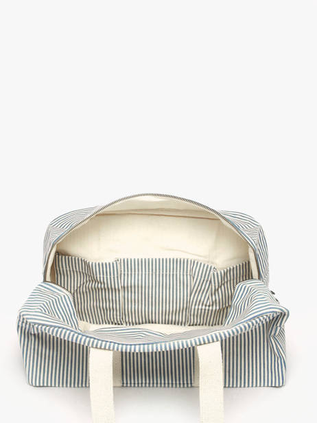 Schoudertas Rayures Katoen Hindbag Blauw rayures RA ander zicht 3