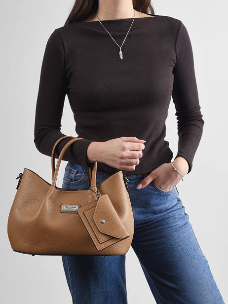 Handtas Clarence Ted lapidus Bruin clarence AV51103 ander zicht 1