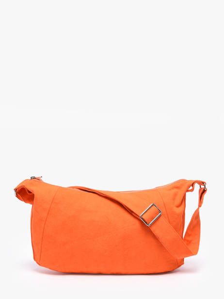Cross Body Tas Mini Charlot Gerecycleerd Katoen Rivedroite Oranje timeless MCHARTIM ander zicht 4