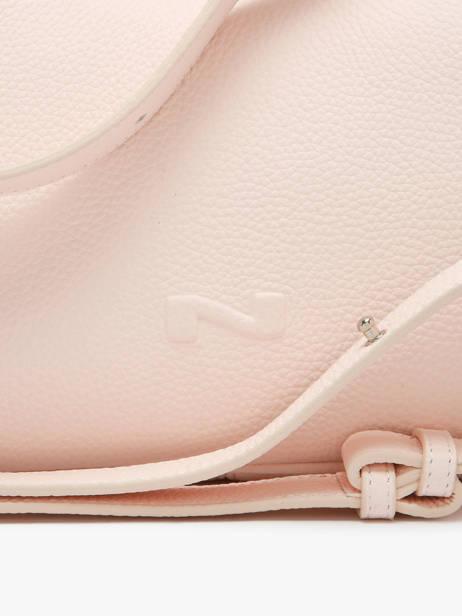 Schoudertas Manaus Leder Nathan baume Roze brasil 2 ander zicht 3