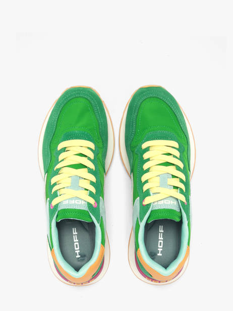 Sneakers City Uit Leder Hoff Groen women 12602014 ander zicht 3