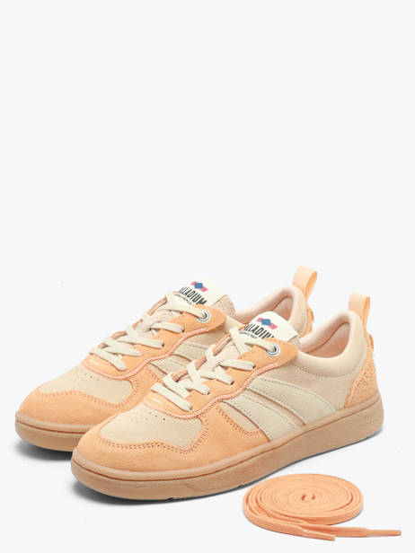 Sneakers Uit Leder Palladium Oranje women 99505868 ander zicht 1