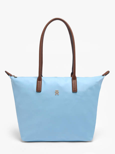 Schoudertas Popette Nylon Tommy hilfiger Blauw popette AW17711