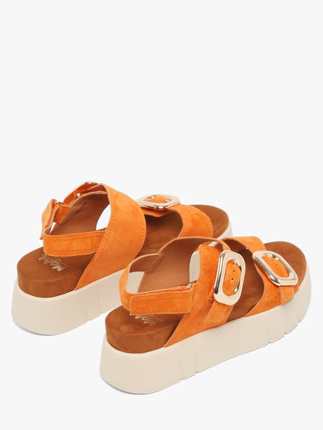 Sandalen Uit Leder Mam'zelle Oranje women CSGNQ06 ander zicht 2