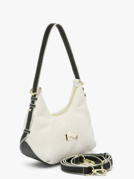 Cross Body Tas Sam Suède Leder Nathan baume Beige vogue 4 ander zicht 2