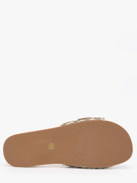 Slippers Uit Leder Colors of california Bruin women HCBAYL06 ander zicht 3